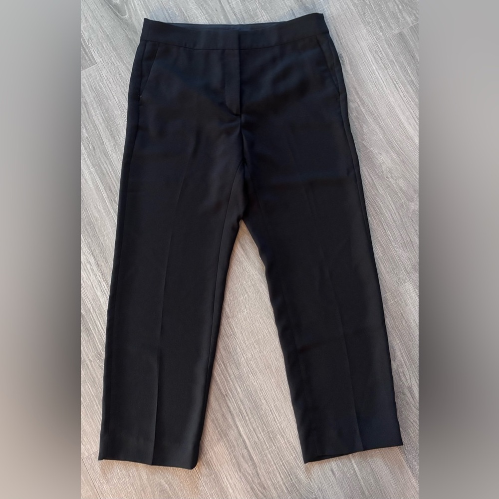 J. Crew Factory Crepe Straight Leg Cropped Pant size 8
